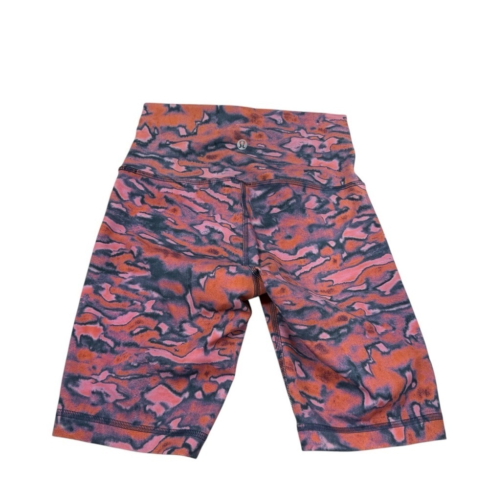 Lululemon Wunder train high rise biker shorts 8” size 4 - Picture 2 of 6